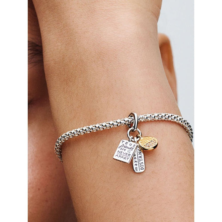 Pandora Gold Plated Silver Friendship Triple Dangle Charm - MococoPandora763436C015700303138091Charms