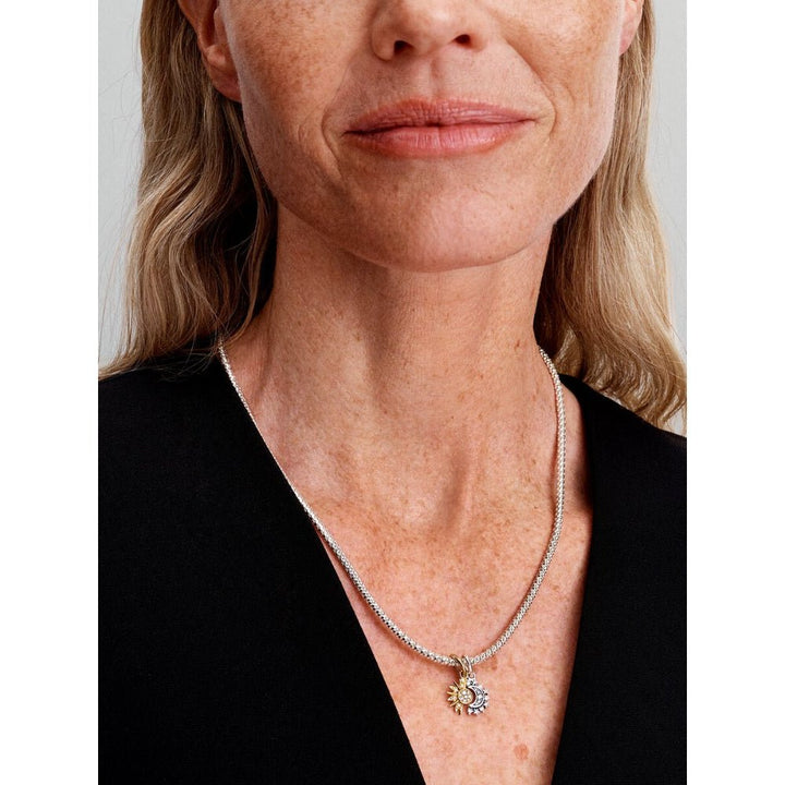 Pandora Gold Plated Silver Splittable Sun & Moon Dangle Charm - MococoPandora763585C015700303148366Charms