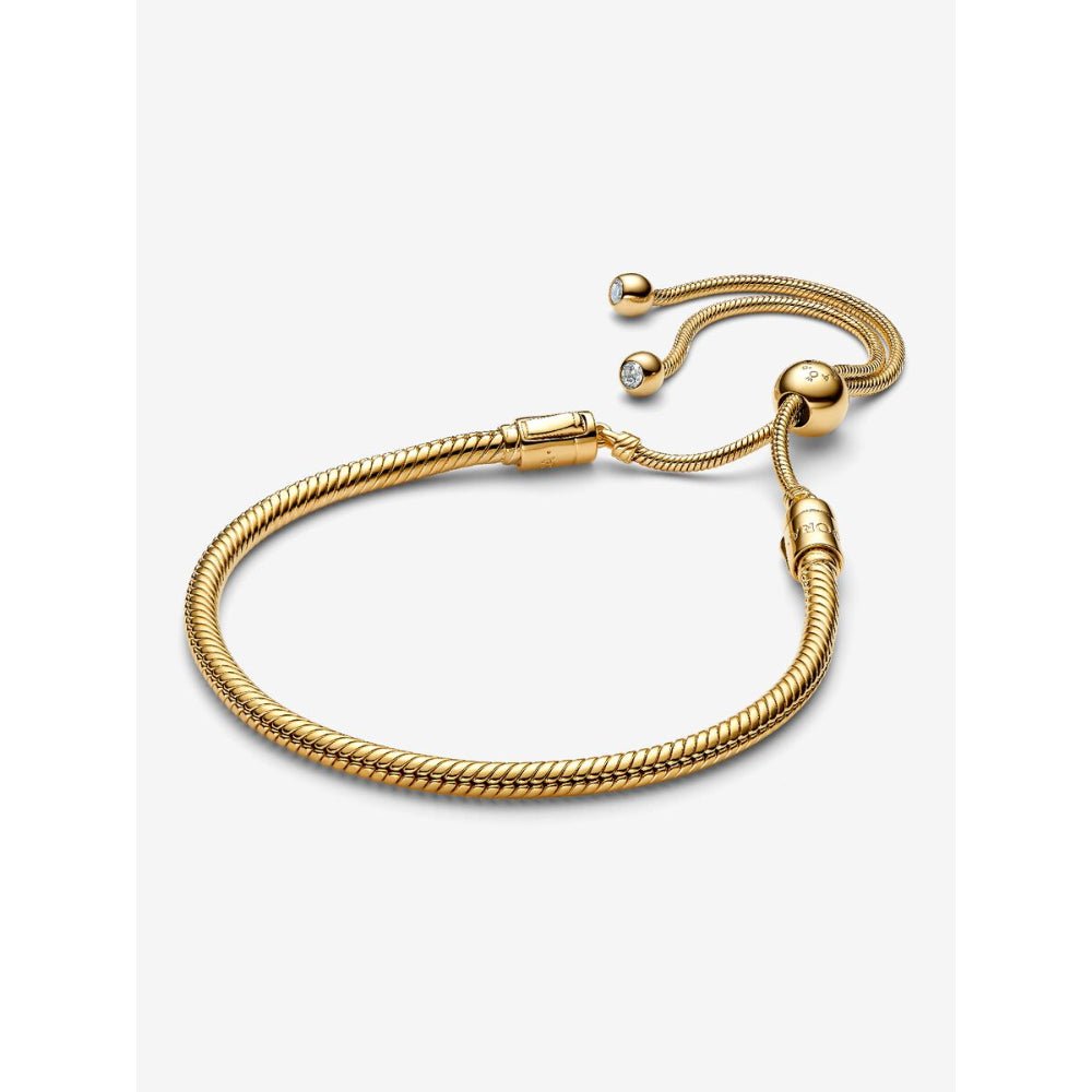 Pandora Gold Plated Snake Chain Slider Bracelet - MococoPandora563580C01-25700303150024Bracelets