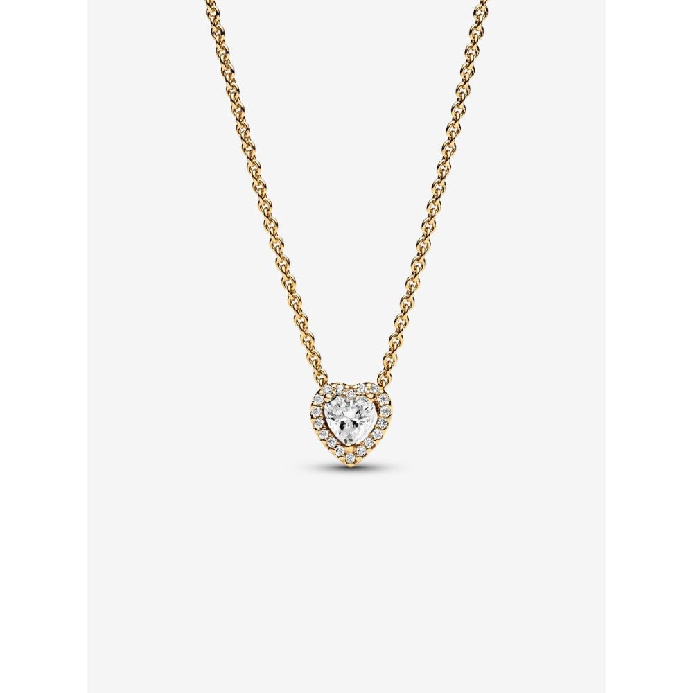 Pandora Gold Plated Sparkling Heart Collier Necklace - MococoPandora368425C01-455700303092829Necklace