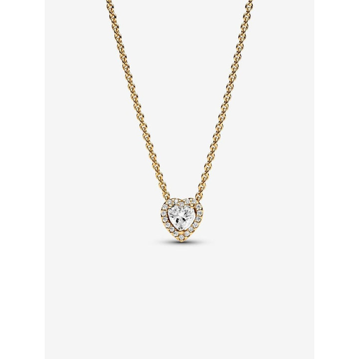 Pandora Gold Plated Sparkling Heart Collier Necklace - MococoPandora368425C01-455700303092829Necklace