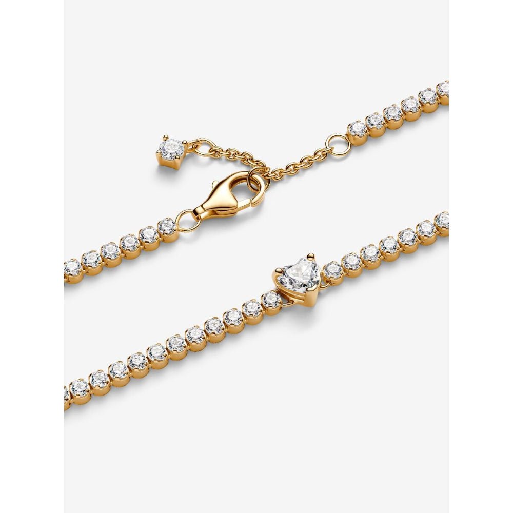 Pandora Gold Plated Sparkling Heart Tennis Bracelet - MococoPandora560041C01-165700303167923Bracelets