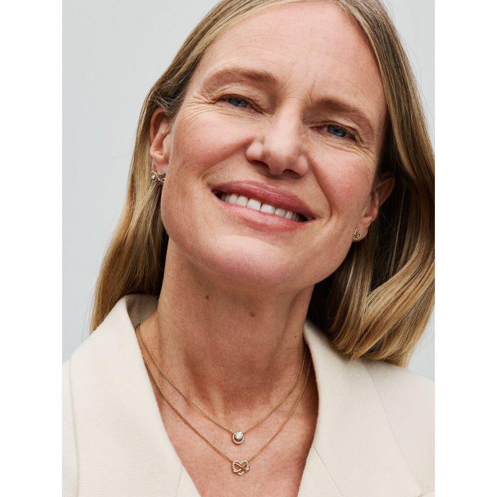 Pandora Gold Plated Sparkling Infinity Heart Collier Necklace - MococoPandora362666C01-505700303113708Necklace