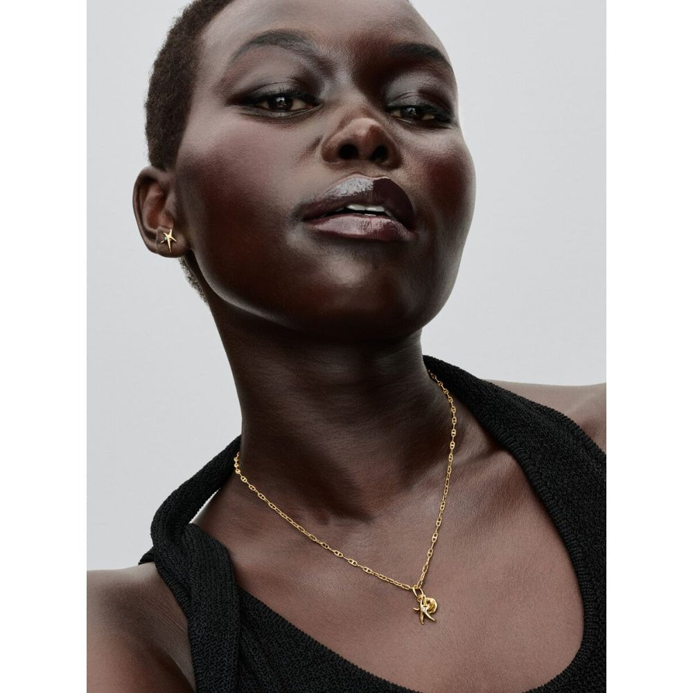 Pandora Gold Plated Starfish Double Dangle Charm - MococoPandora763892C015700303193281Charms