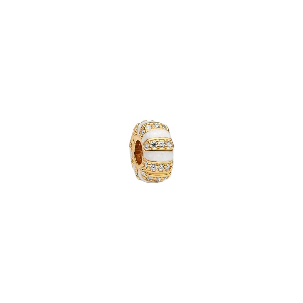 Pandora Gold Plated Stones &amp; Enamel Clip Charm - MococoPandora763785C015700303186733Charms