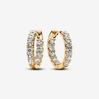 Pandora Gold Sparkling Eternity Hoop Earrings - MococoPandora263002C015700303080444Earrings