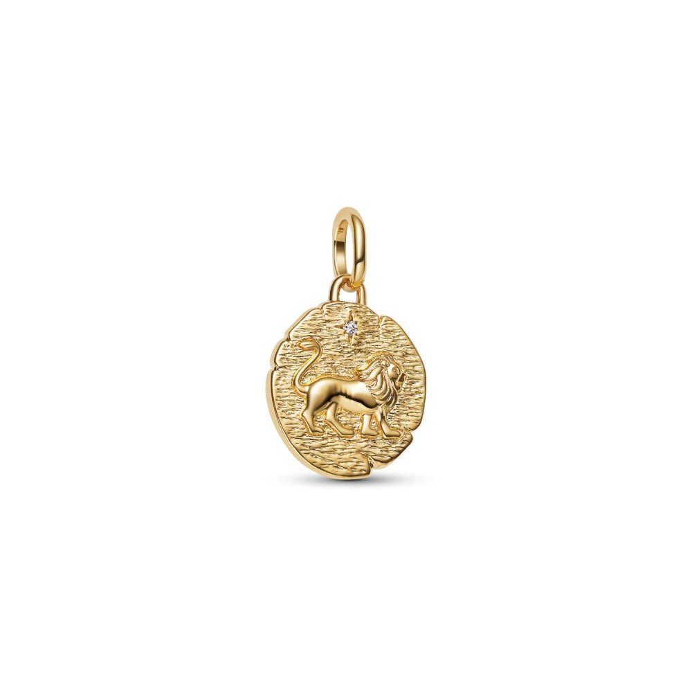 Pandora Gold Talisman Lion Medallion with Clear Cubic Zirconia - MococoPandora763974C015700303218533Charms