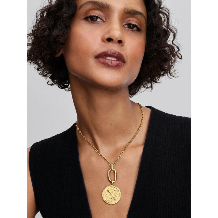 Pandora Gold Talisman Medallion Crossing Arrows Cubic Zirconia - MococoPandora764084C015700303218960Charms