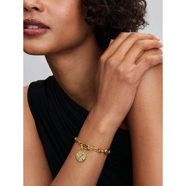 Pandora Gold Talisman Medallion with Crossing Arrows Charm - MococoPandora764081C015700303218939Charms