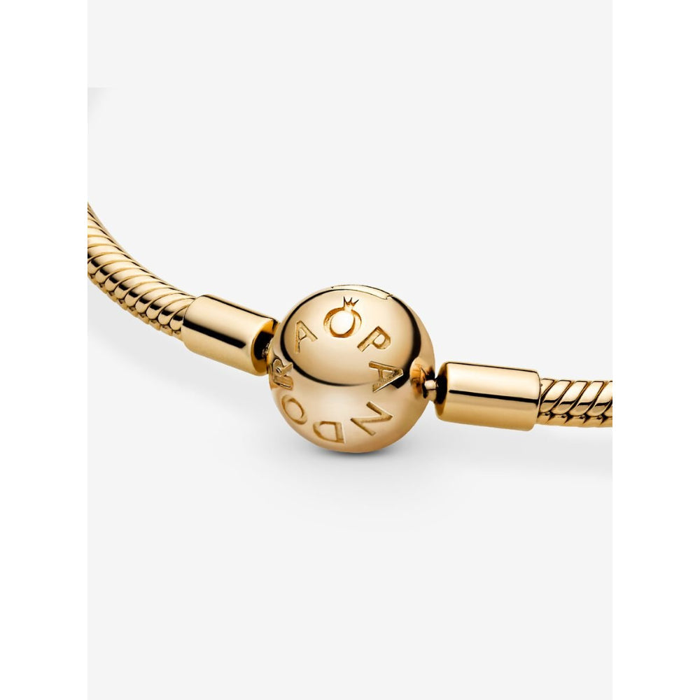 Pandora Moments 14K Gold Plated Snake Chain Bracelet Image 7