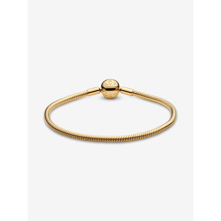 Pandora Moments 14K Gold Plated Snake Chain Bracelet Image 8