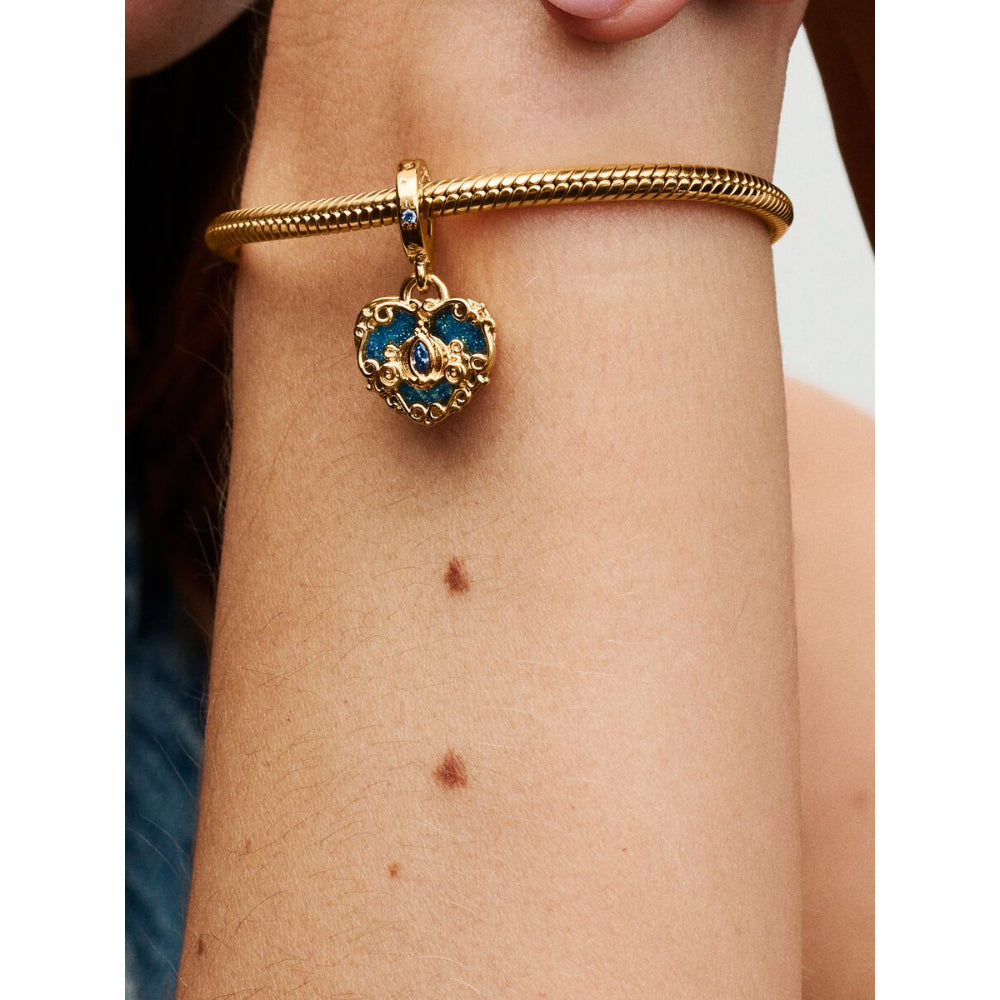 Pandora Moments 14K Gold Plated Snake Chain Bracelet Image 2