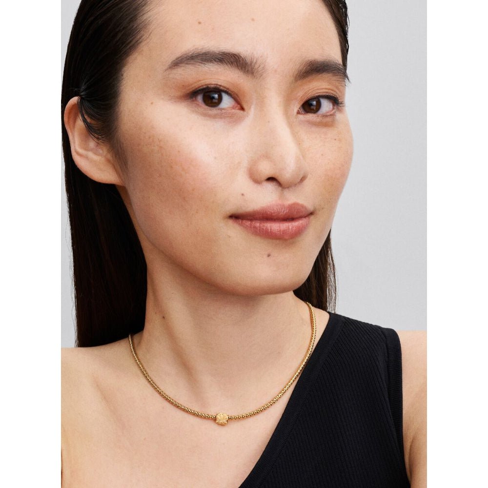 Pandora Moments Gold Textured Clover Mini Charm - MococoPandora764047C005700303218717Charms