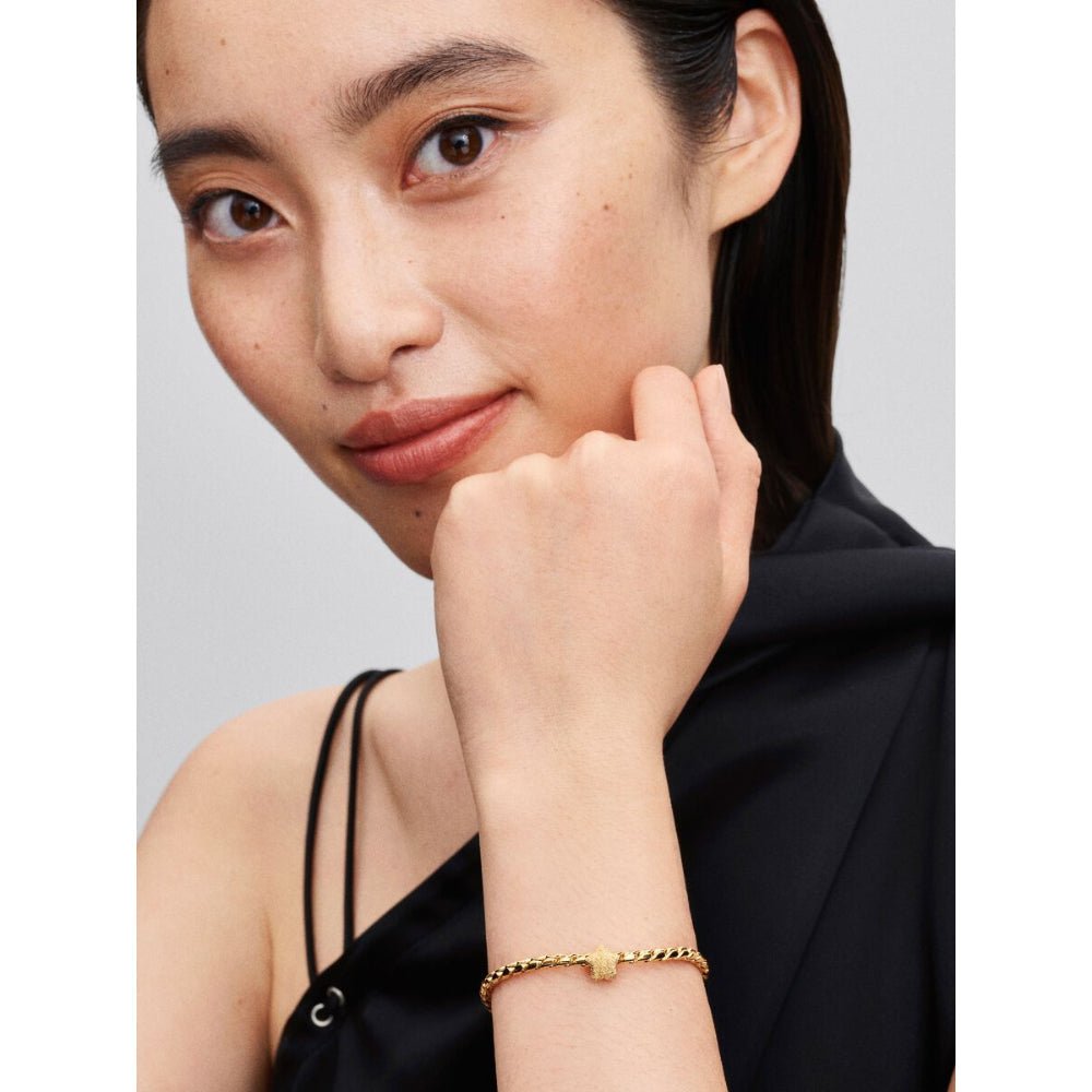 Pandora Moments Gold Textured Star Mini Charm - MococoPandora764050C005700303218694Charms