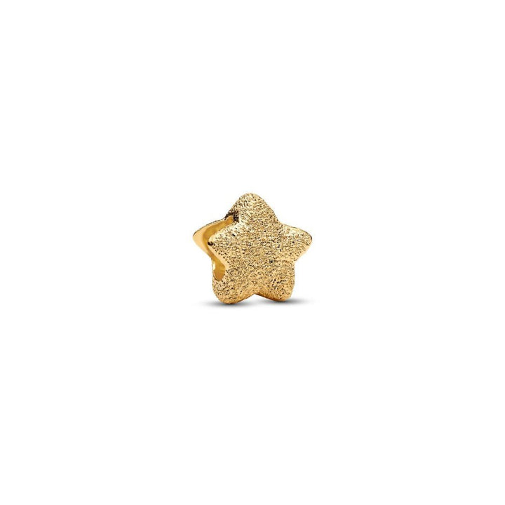 Pandora Moments Gold Textured Star Mini Charm - MococoPandora764050C005700303218694Charms