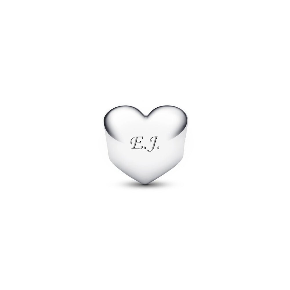 Pandora Moments Silver and Red Engravable Heart Salsa Crystal Charm - MococoPandora794161C015700303219073Charms