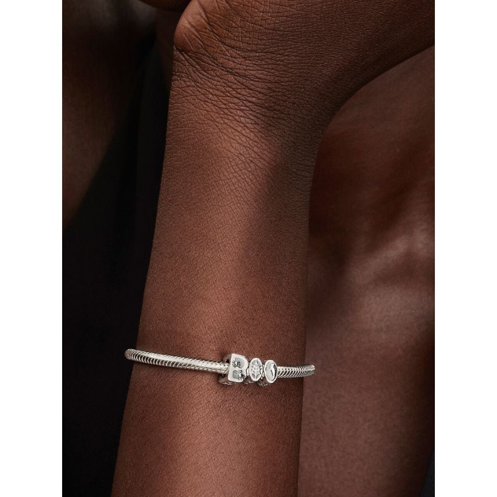 Pandora Moments Silver Boo Clear Cubic Zirconia Enamel Charm - MococoPandora794060C015700303218564Charms