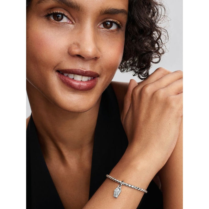 Pandora Moments Silver Openable Coffin Cubic Zirconia Enamel Dangle - MococoPandora794058C015700303218465Charms