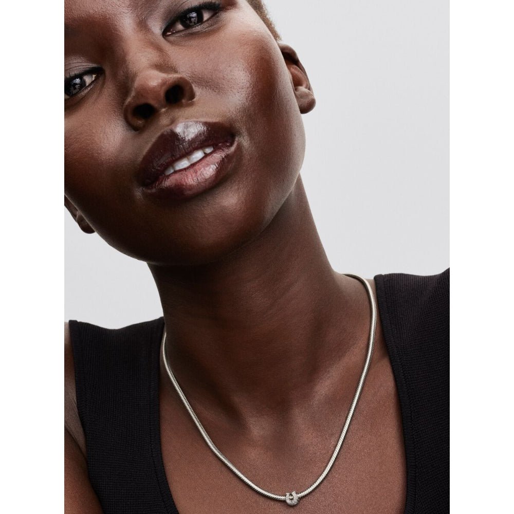 Pandora Moments Silver Textured Horseshoe Mini Charm - MococoPandora794056C005700303218915Charms