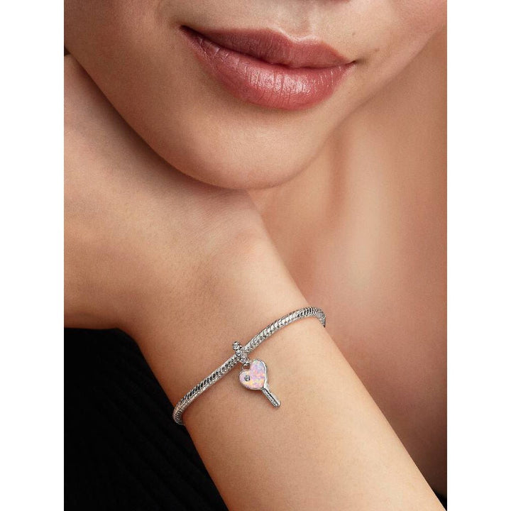 Pandora Opalescent Heart Key Dangle Charm - MococoPandora794427C01Charms