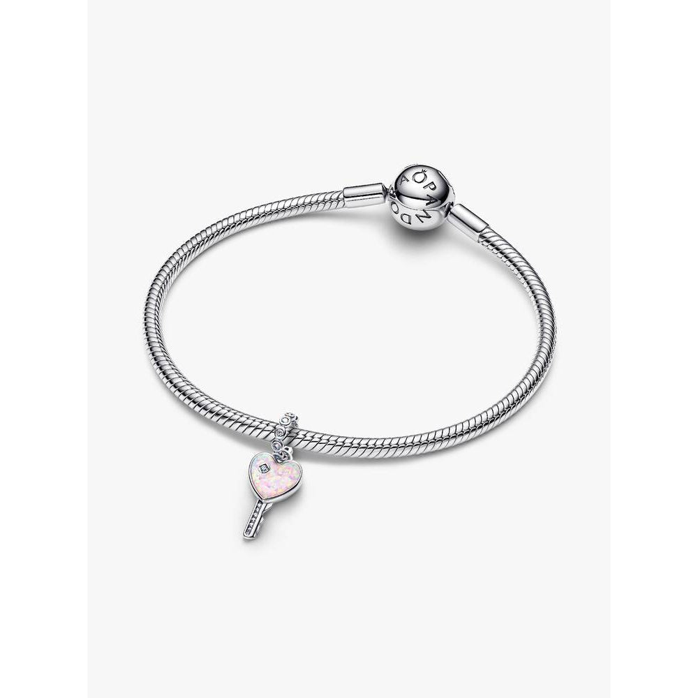 Pandora Opalescent Heart Key Dangle Charm - MococoPandora794427C01Charms