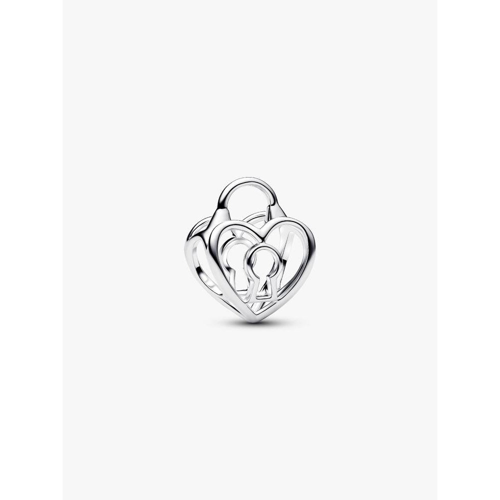 Pandora Openwork Heart Padlock Charm Image 1