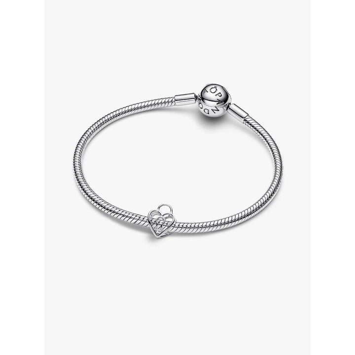 Pandora Openwork Heart Padlock Charm Image 3