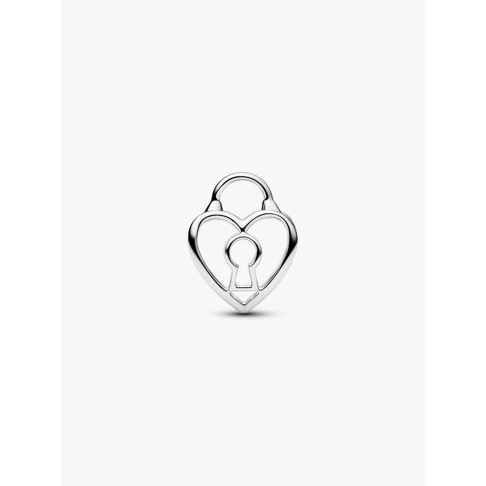 Pandora Openwork Heart Padlock Charm Image 4