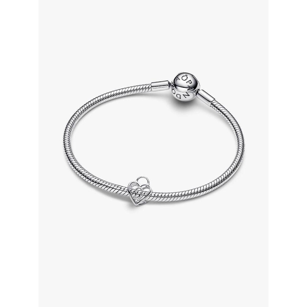 Pandora Openwork Heart Padlock Charm - MococoPandora794358C00Charms