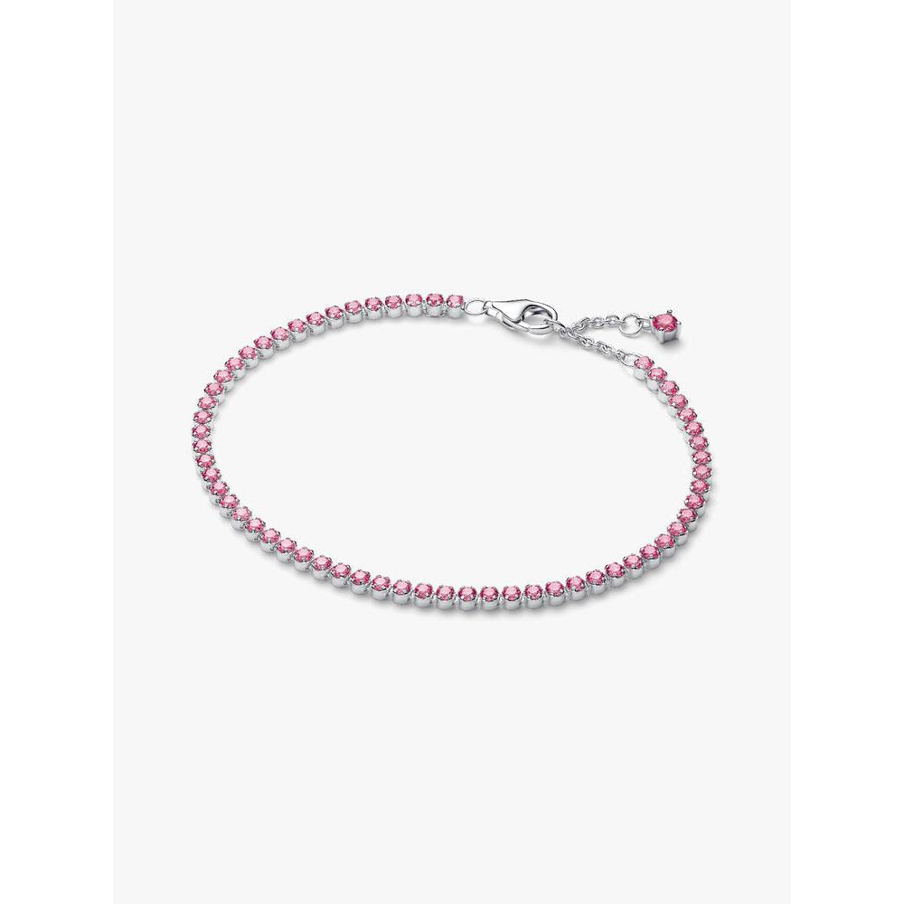 Pandora Pink Small Tennis Bracelet Image 1