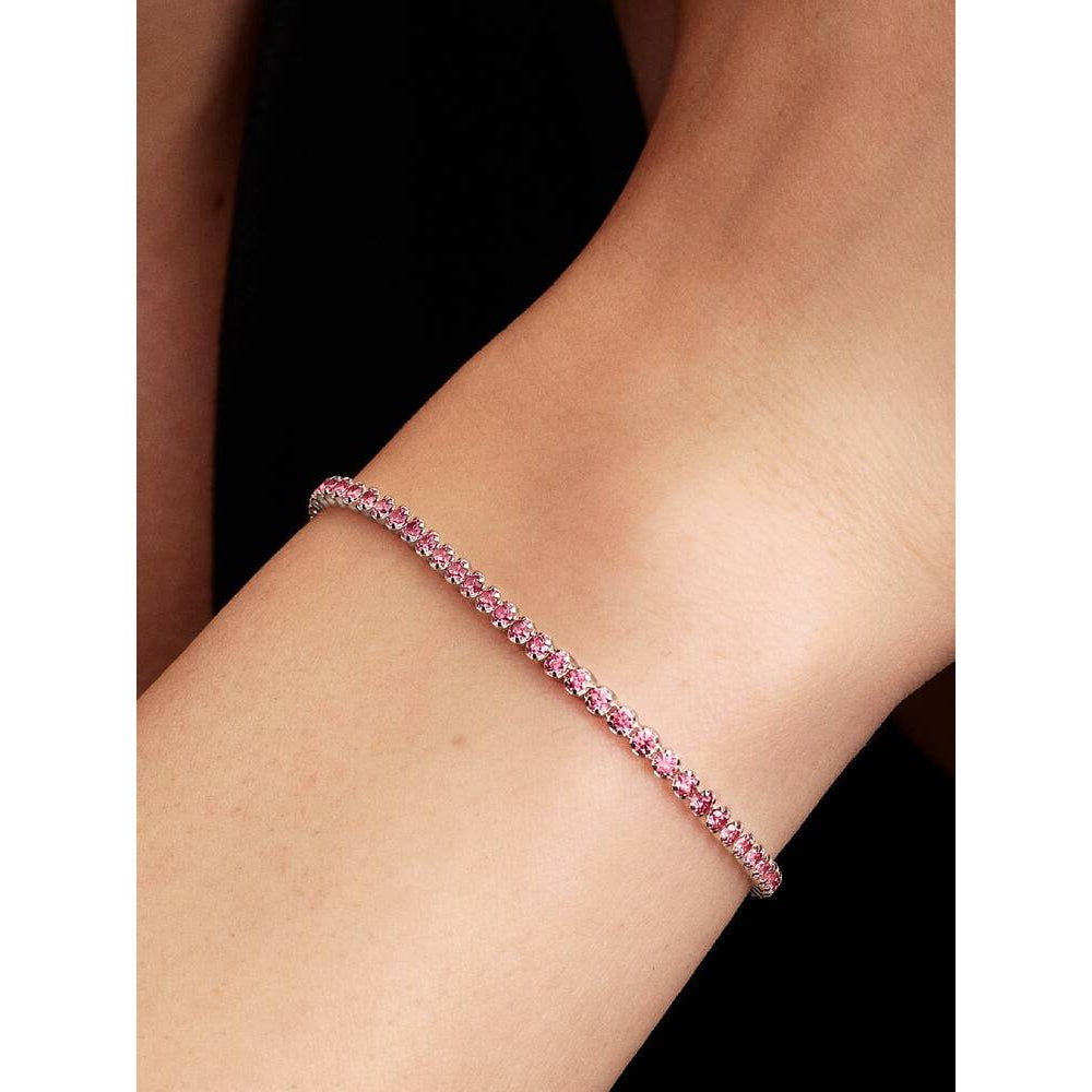 Pandora Pink Small Tennis Bracelet Image 2