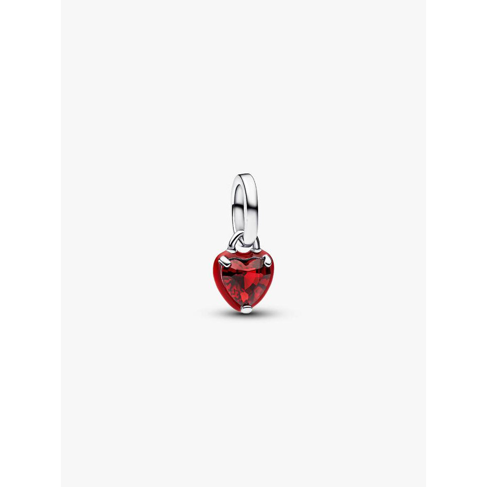 Pandora Red Chakra Heart Mini Dangle Charm Image 1