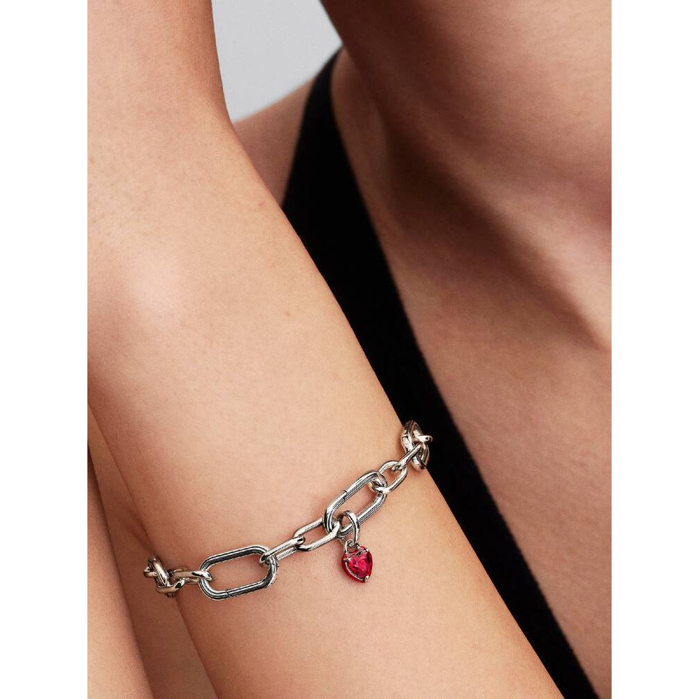 Pandora Red Chakra Heart Mini Dangle Charm Image 2