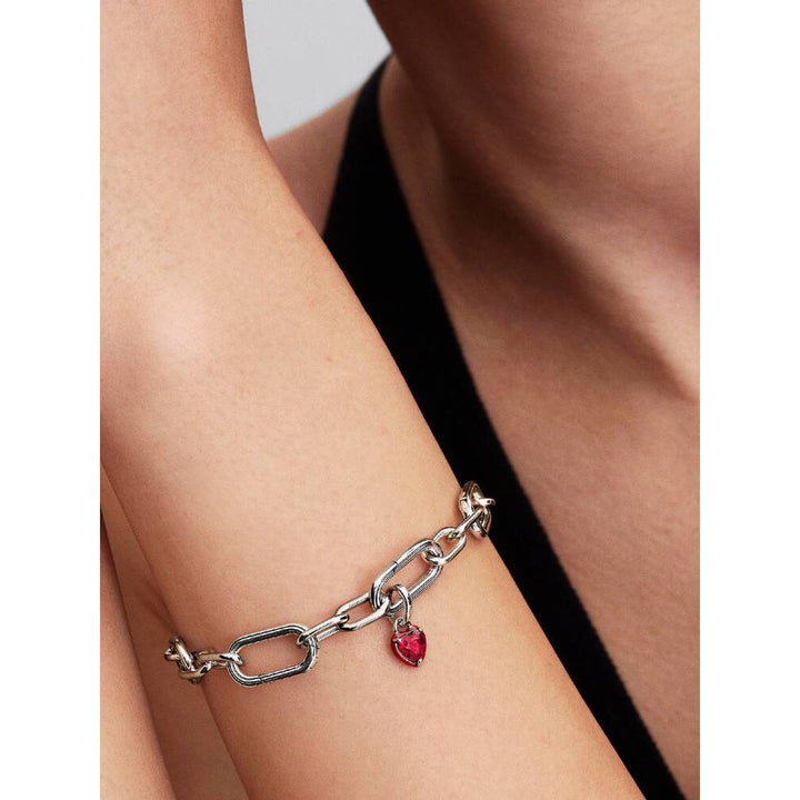 Pandora Red Chakra Heart Mini Dangle Charm Image 2