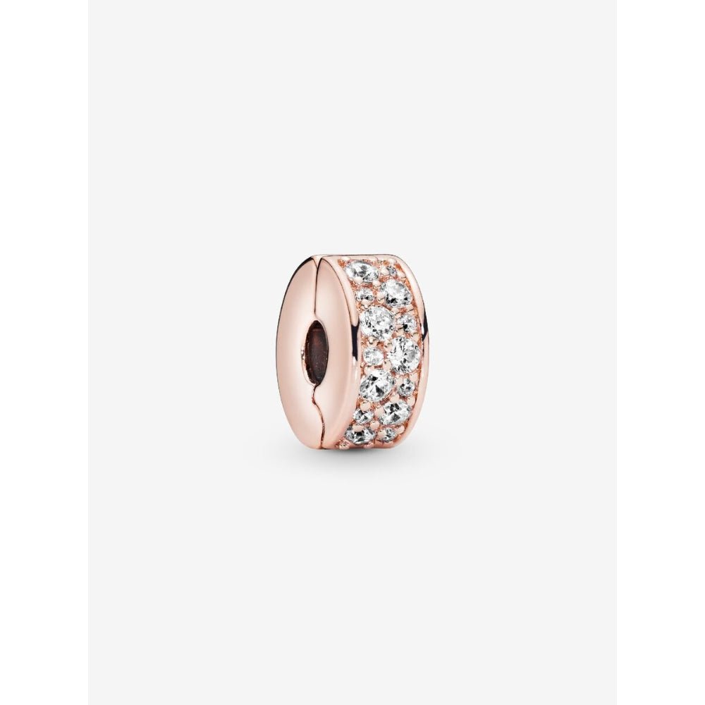Pandora Rose Gold Plated Clear Pave Clip Charm - MococoPandora781817CZ5700302551174Charms