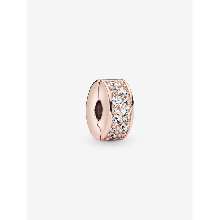 Pandora Rose Gold Plated Clear Pave Clip Charm - MococoPandora781817CZ5700302551174Charms