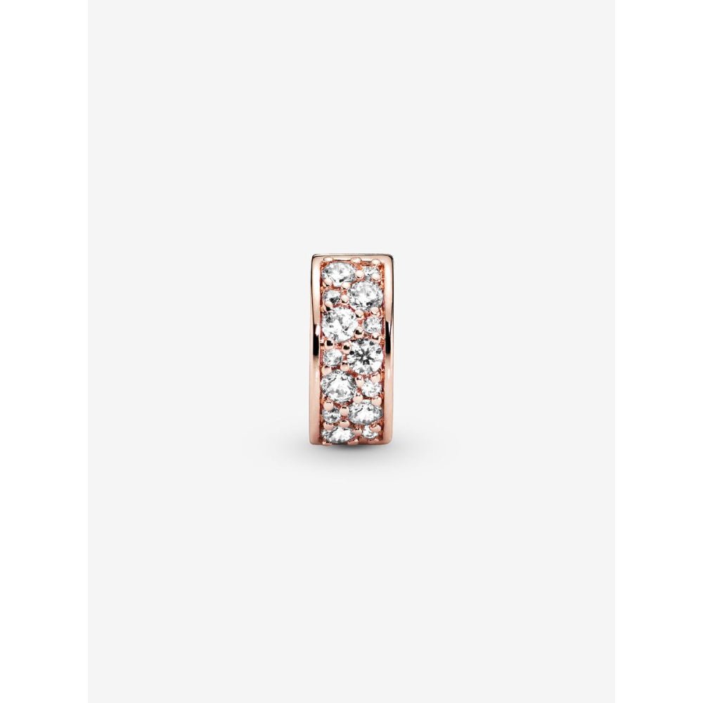 Pandora Rose Gold Plated Clear Pave Clip Charm - MococoPandora781817CZ5700302551174Charms