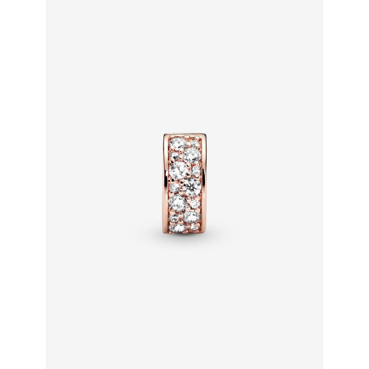 Pandora Rose Gold Plated Clear Pave Clip Charm - MococoPandora781817CZ5700302551174Charms