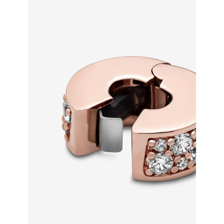 Pandora Rose Gold Plated Clear Pave Clip Charm - MococoPandora781817CZ5700302551174Charms