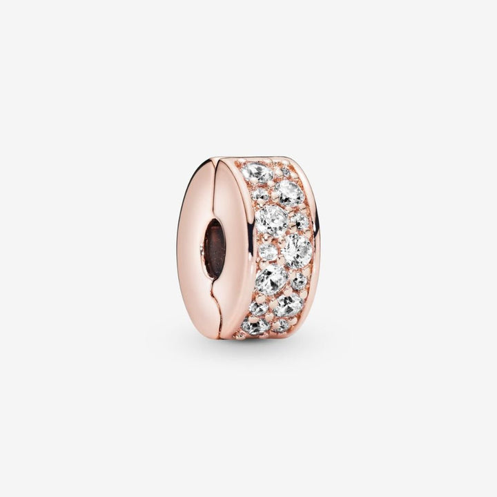 Pandora Rose Gold Plated Clear Pave Clip Charm - MococoPandora781817CZ5700302551174Charms