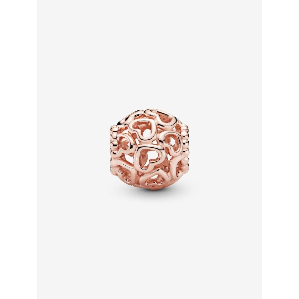 Pandora Rose Gold Plated Hearts All Over Charm - MococoPandora7809645700302276534Charms
