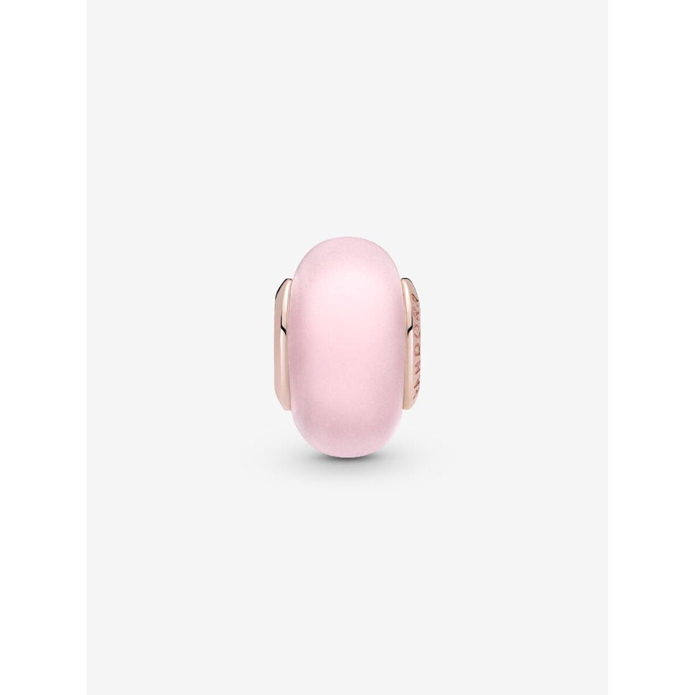 Pandora Rose Gold Plated Matte Pink Murano Glass Charm - MococoPandora789421C005700302922929Charms