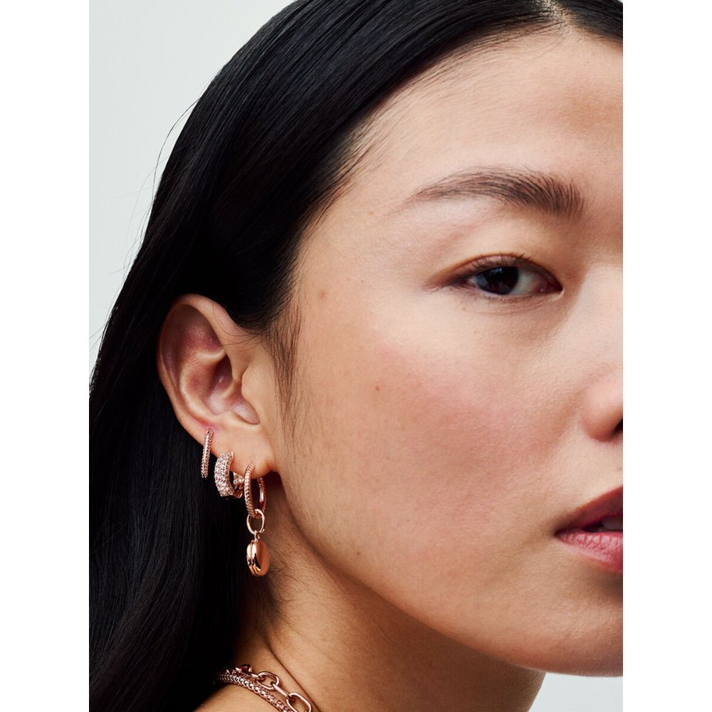 Pandora Rose Gold Plated Me Styling Pave Double Link - MococoPandora789660C015700303023977Charms and Links