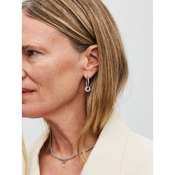 Pandora Rose Gold Plated Silver Mum Two - Tone Wrapped Heart Charm - MococoPandora783242C015700303113449Charms