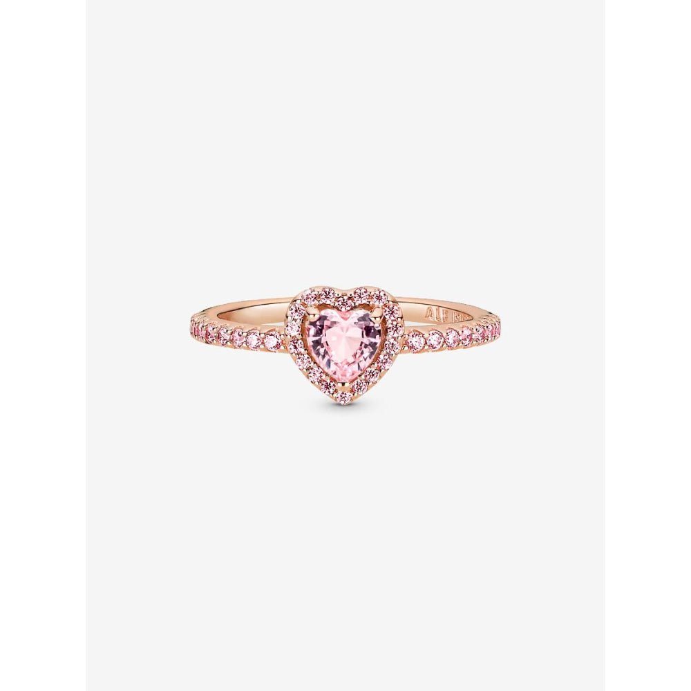 Pandora Rose Gold Plated Sparkling Elevated Heart Ring - MococoPandora188421C04-485700302954005Rings