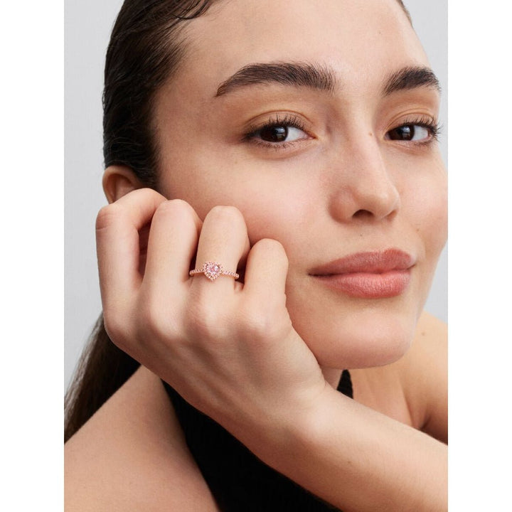 Pandora Rose Gold Plated Sparkling Elevated Heart Ring - MococoPandora188421C04-485700302954005Rings