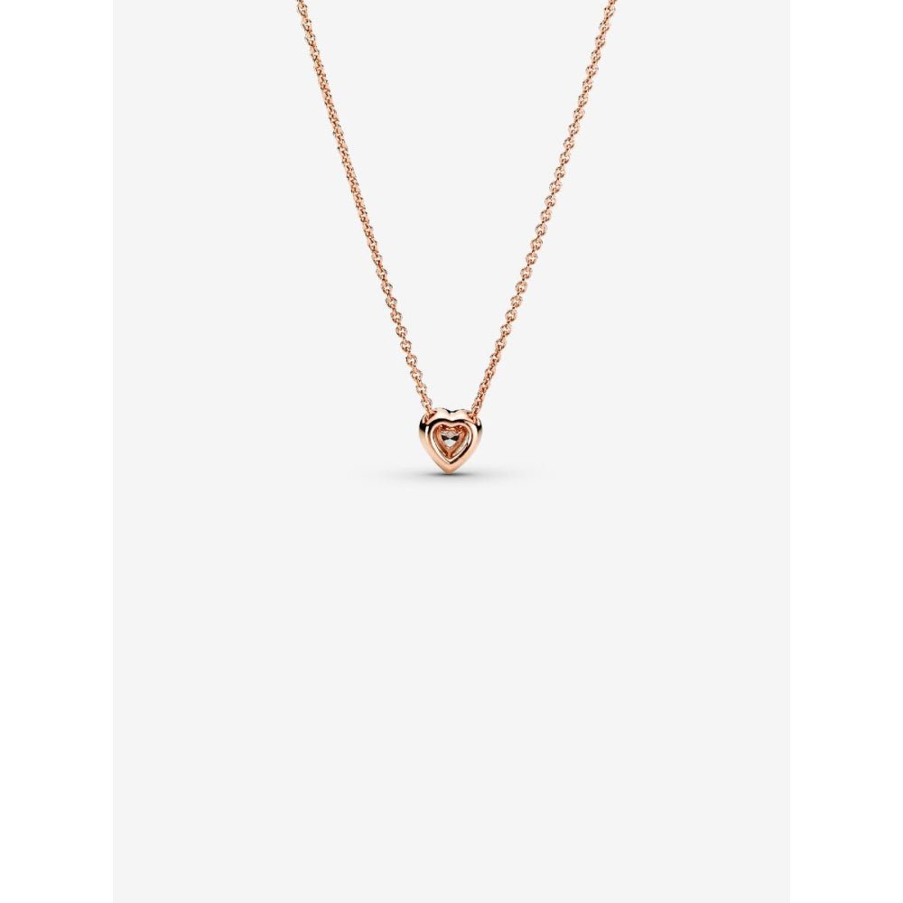 Pandora Rose Gold Plated Sparkling Heart Collier Necklace - MococoPandora388425C01-455700302899924Necklace