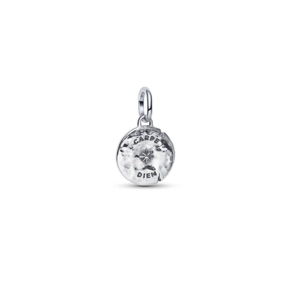 Pandora Silver and Clear Talisman Skull Medallion with Cubic Zirconia - MococoPandora794089C015700303218601Charms