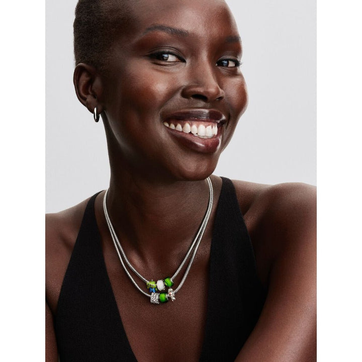 Pandora Silver and Green Disney Pixar Little Men Enamel Charm - MococoPandora794024C015700303218519Charms