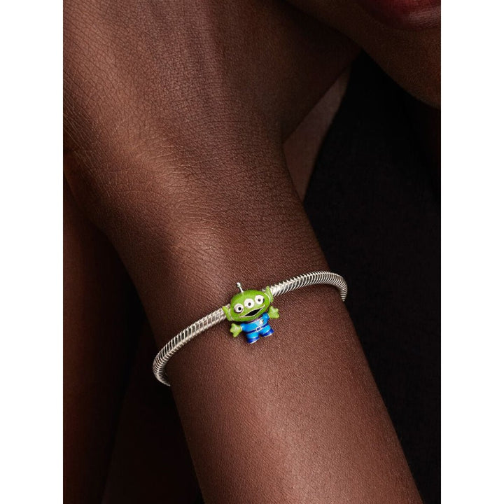 Pandora Silver and Green Disney Pixar Little Men Enamel Charm - MococoPandora794024C015700303218519Charms